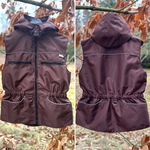 Dámská výcviková vesta - HNĚDÁ