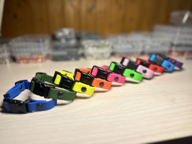Hexa rozlišovací obojky pro štěňata - 10mm