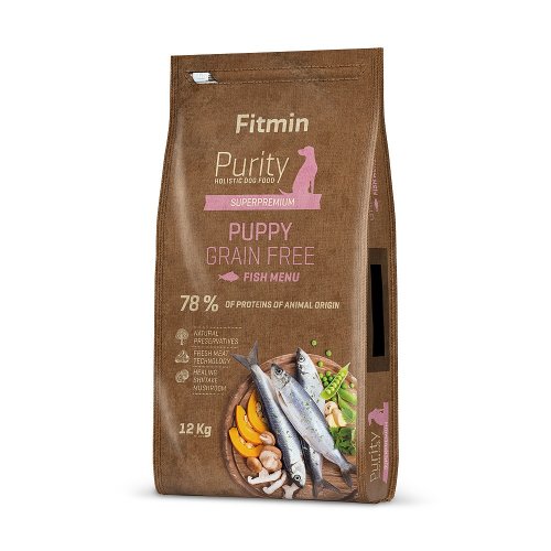 Fitmin Purity GF - Puppy Fish 2kg / 12kg - Zvolte variantu: 12 kg