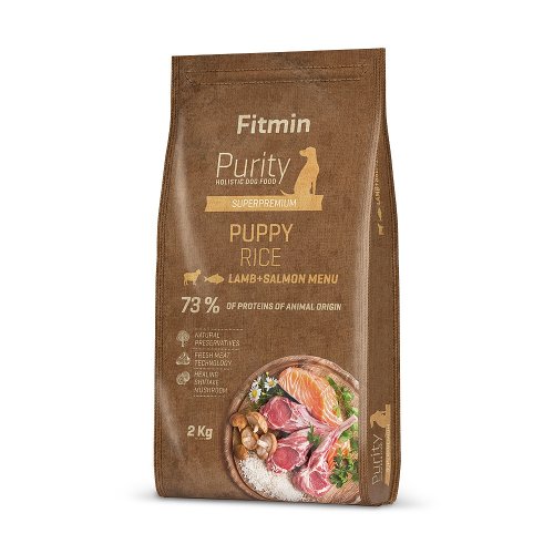 Fitmin Purity Rice - Puppy Lamb & Salmon 2kg / 12kg - Zvolte variantu: 2 kg