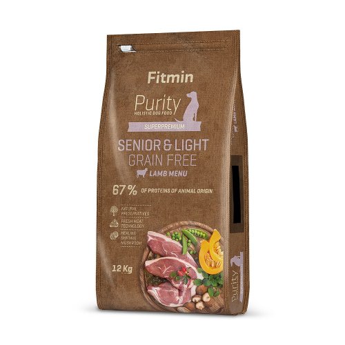Fitmin Purity GF - Senior & Light Lamb 2kg / 12kg - Zvolte variantu: 12 kg