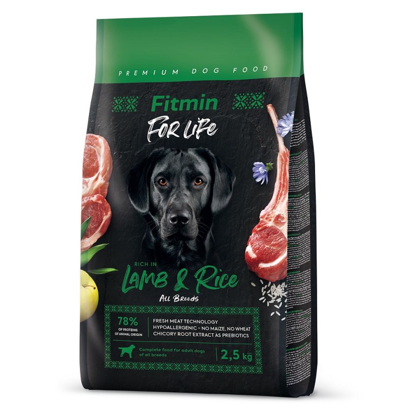 Fitmin For Life - Lamb & Rice 2.5kg / 12kg - Zvolte variantu: 2.5 kg