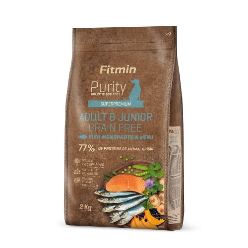 Fitmin Purity GF - Adult & Junior Fish 2kg / 12kg - Zvolte variantu: 2 kg