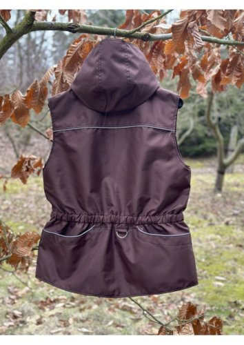 Dámská výcviková vesta - HNĚDÁ