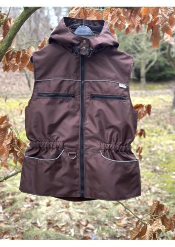 Dámská výcviková vesta - HNĚDÁ