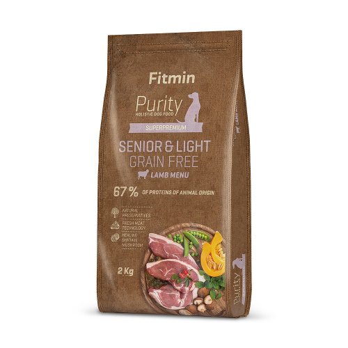 Fitmin Purity GF - Senior & Light Lamb 2kg / 12kg - Zvolte variantu: 2 kg