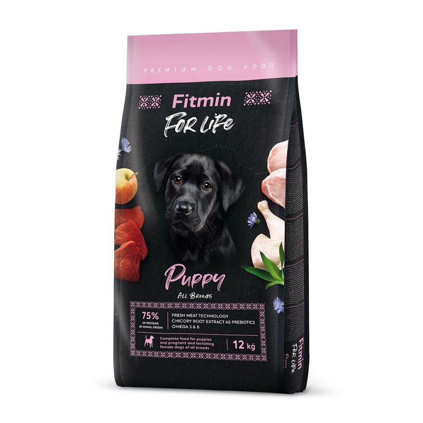 Fitmin For Life - Puppy 2.5kg / 12kg - Zvolte variantu: 12 kg