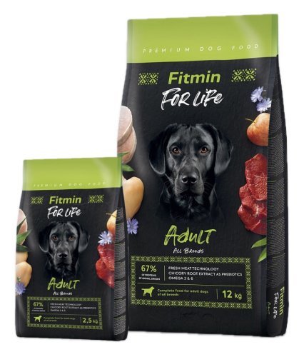 Fitmin For Life - Adult 2.5kg / 12kg - Zvolte variantu: 12 kg
