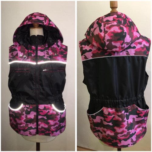 Dětská výcviková vesta - RŮŽOVÝ MASKÁČ