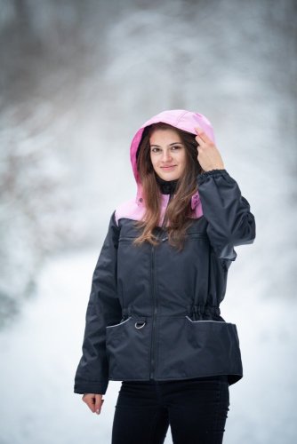 Dámská výcviková bunda - BABY PINK