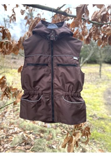 Dámská výcviková vesta - HNĚDÁ