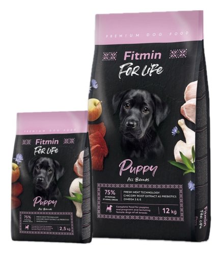 Fitmin For Life - Puppy 2.5kg / 12kg - Zvolte variantu: 2.5 kg