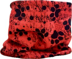 Zimní nákrčník - ČERVENÉ TLAPKY