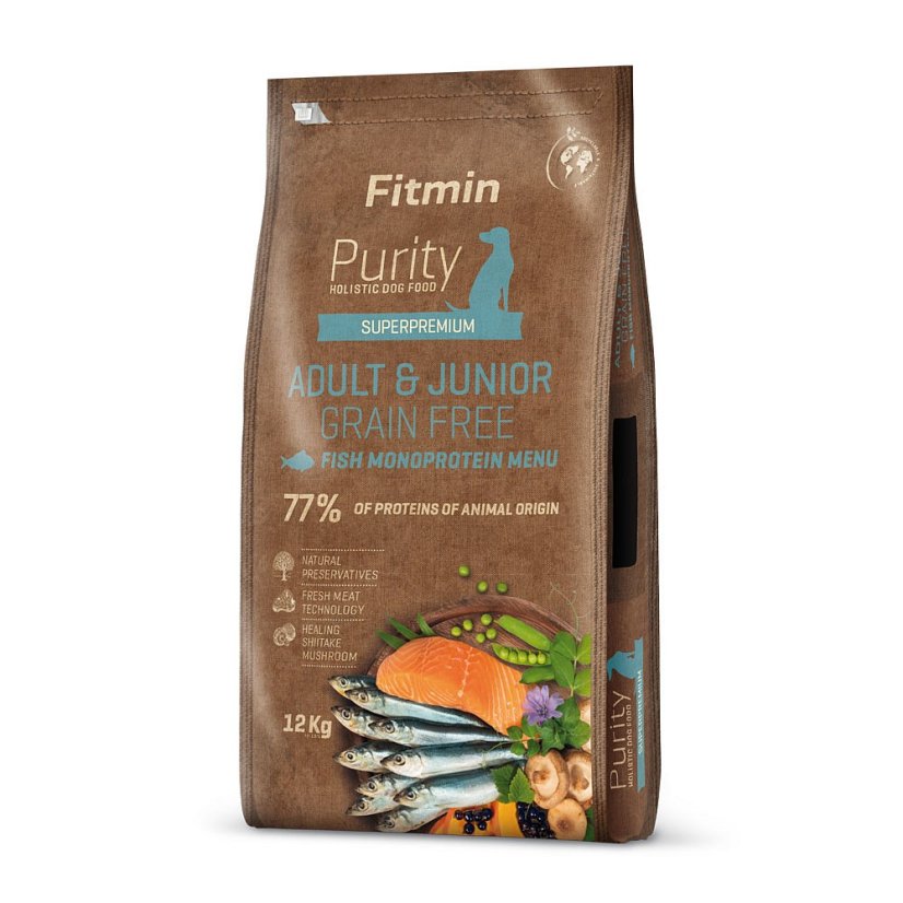 Fitmin Purity GF - Adult & Junior Fish 2kg / 12kg - Zvolte variantu: 12 kg