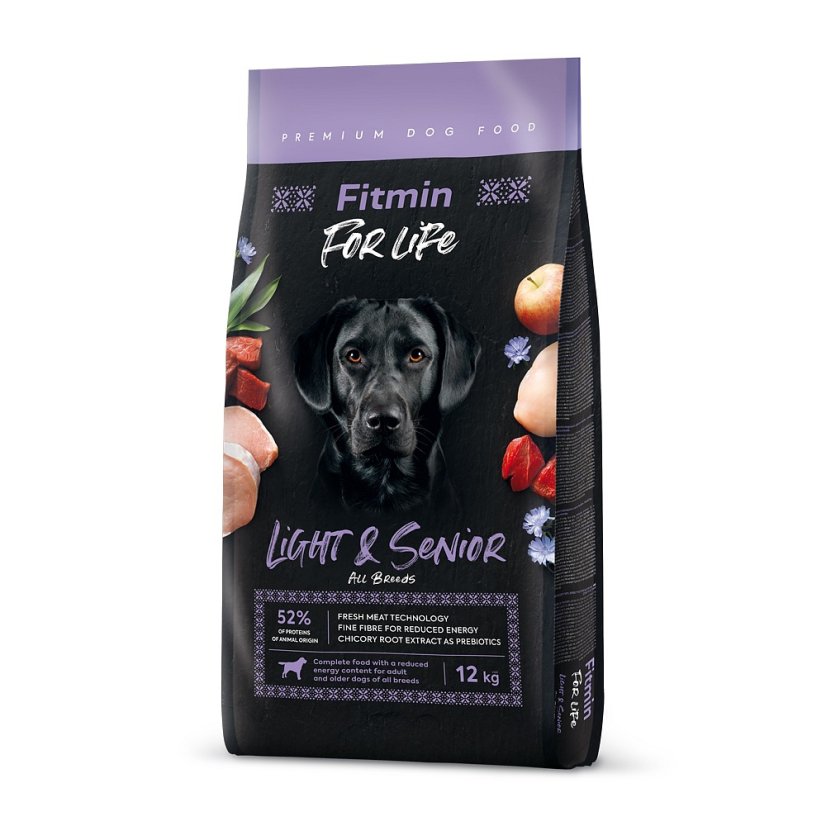 Fitmin For Life - Light & Senior 2.5kg / 12kg - Zvolte variantu: 12 kg