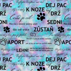 Dámská letní výcviková vesta - PSÍ POVELY (barevné)