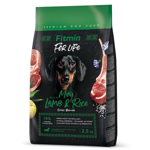 Fitmin For Life - Mini Lamb & Rice 2.5kg / 12kg - Zvolte variantu: 2.5 kg