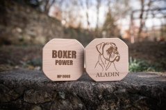 Aportovací činka - dřevěná 650g/1kg/2kg BOXER