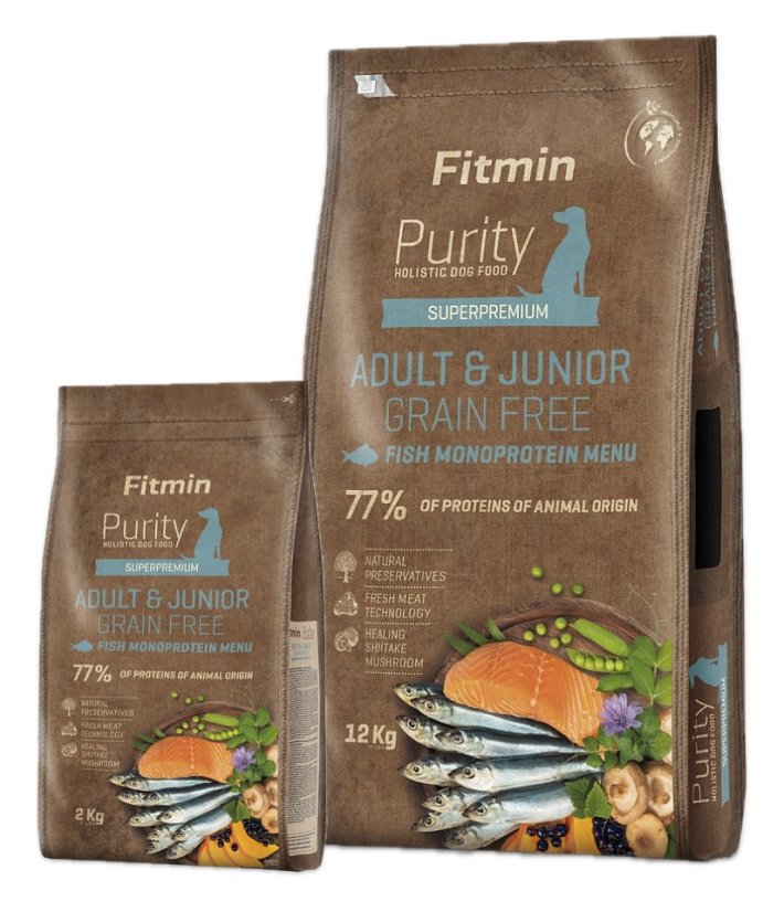 Fitmin Purity GF - Adult & Junior Fish 2kg / 12kg - Zvolte variantu: 12 kg