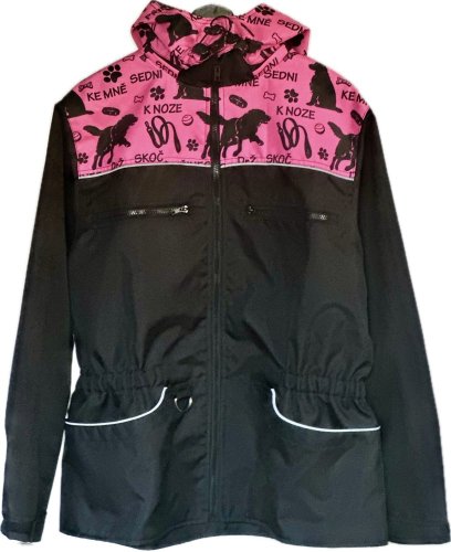 Dámská výcviková bunda - PSÍ POVELY (růžové)