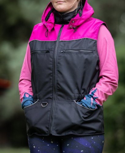 Dámská výcviková vesta - FUCHSIOVÁ