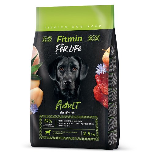 Fitmin For Life - Adult 2.5kg / 12kg - Zvolte variantu: 2.5 kg