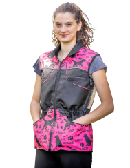 Dámská letní výcviková vesta - PSÍ POVELY (růžové)